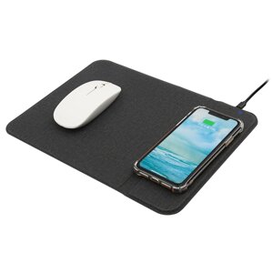 Ігрова поверхня із бездротовою зарядкою VHG A107 15W Wireless Charging Mouse Pad Grey