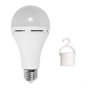 Лампа світлодіодна акумуляторна VHG Y15 15Вт 6500K 220В 2x18650mAh Dual Battery Emergency Bulb
