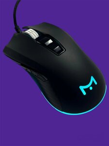 Мишка VHG MK100 RGB gaming, black