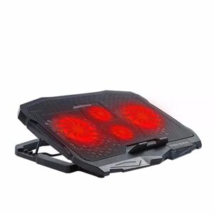 Підставка для ноутбука з охолодженням VHG S18B 4 вентилятора Laptop Cooling Pad Red