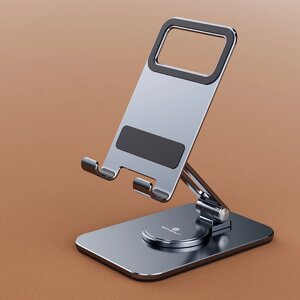 Підставка для телефону, планшета VHG L05 Mini поворотна 360 ° C Phone Tablet Stand Gray