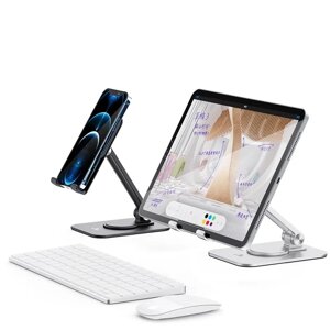 Підставка для телефону, планшета VHG L10 поворотна 360°C Phone Tablet Stand, Grey