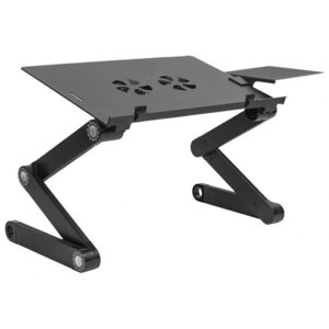 Портативний столик VHG S74 з полюванням для ноутбука Laptop Table, Black