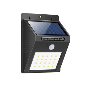 Світлодіодний вуличний світильник VHG L806 20 LED із сонячною батареєю White