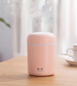 Ультразвуковий зволожувач повітря із підсвічуванням VHG DQ-107 USB Colorful Humidifier 300 мл, Pink