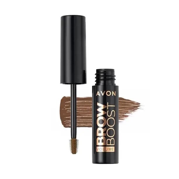 Avon Гель для брів brow boost 3.3 мл (Коричнево-чорна/Brunette) від компанії Інжир - фото 1