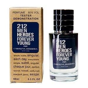 Carolina Herrera 212 Men Heroes Forever Young TESTER LUX чоловічий, 60 мл від компанії Інжир - фото 1