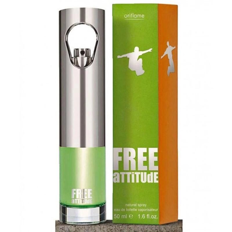 Чоловіча туалетна вода Free attitude Oriflame Туалетна вода чоловіча фрі етюд орифлейм від компанії Інжир - фото 1