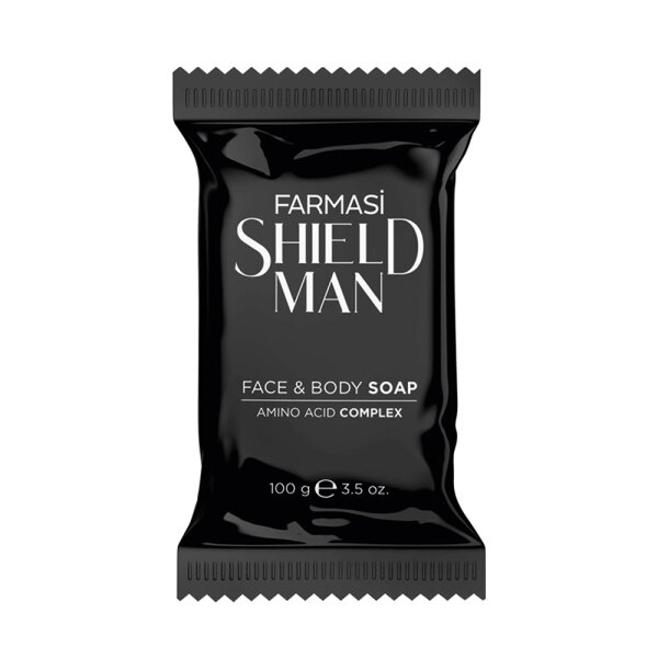 Чоловіче мило для обличчя і тіла Shield Man Amino Acid, 100 г Farmasi від компанії Інжир - фото 1