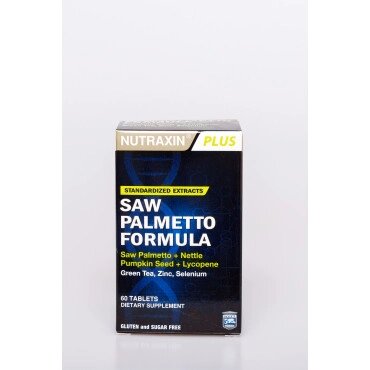 Дієтична добавка SAW PALMETTO FORMULA NUTRAXIN, 60 таблеток від компанії Інжир - фото 1