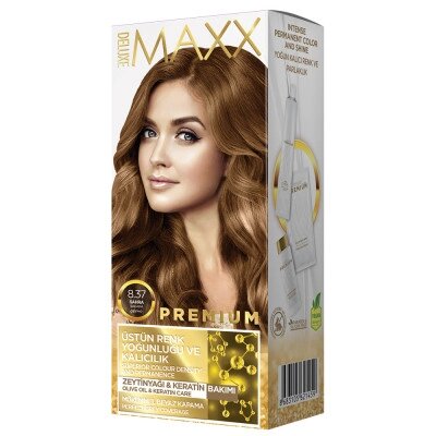 Фарба для волосся MAXX Delux 8.37 Пісочний від компанії Інжир - фото 1