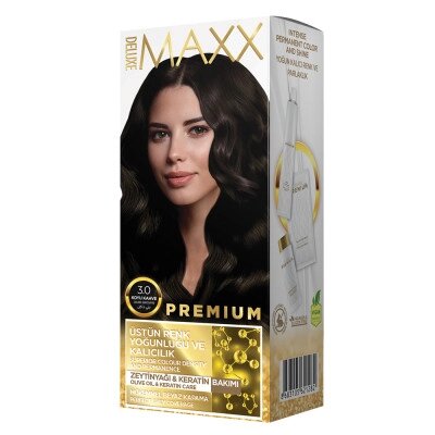 Фарба для волосся MAXX Delux 3.0 Темно-коричневий