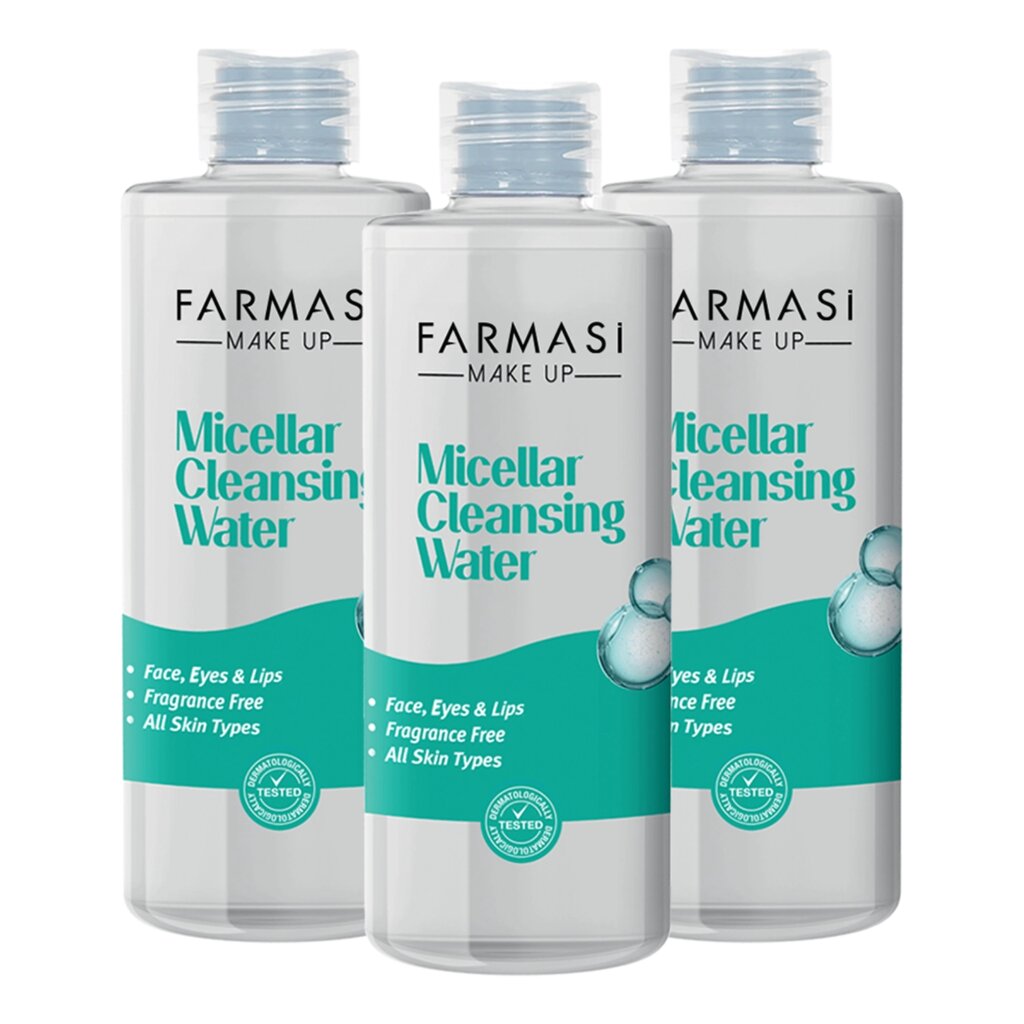 Farmasi 1+1 = 3 Міцелярна вода для зняття макіяжу Farmasi micellar cleansing water від компанії Інжир - фото 1