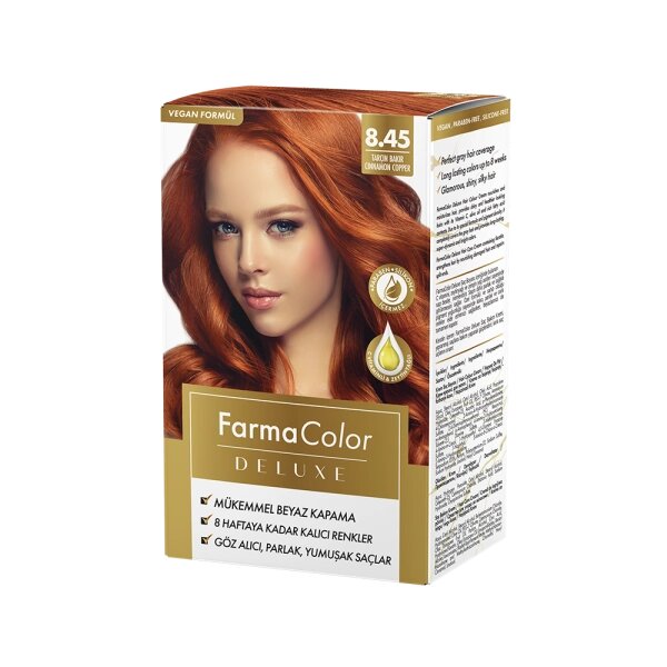 Farmasi Крем-фарба для волосся Farma Color Deluxe Кориця 8.45 від компанії Інжир - фото 1