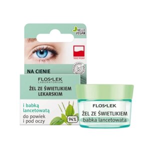 Гель для шкіри навколо очей з очанкою лікарською та подорожником FLOSLEK 10 г