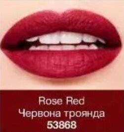 Губна помада Avon Матова перевага Rose red від компанії Інжир - фото 1