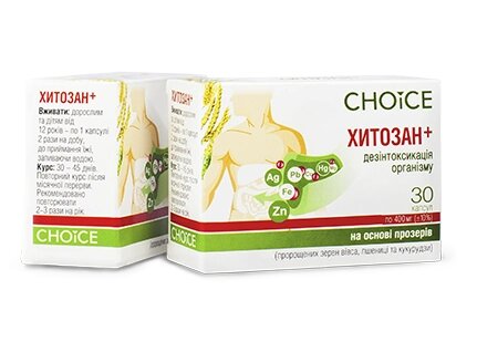 Хітозан+ Choice Детоксикація організму від компанії Інжир - фото 1