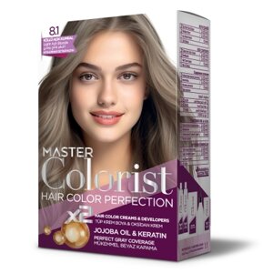 Фарба для волосся Master Colorist 8.45 Мідна Кориця 2x50 мл+2x50 мл+10 мл