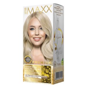 Фарба для волосся MAXX Delux 0.1 Платиновий блонд