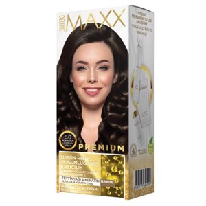 Фарба для волосся MAXX Deluxe 5.0 Світло-коричневий 50 мл+50 мл+10 мл