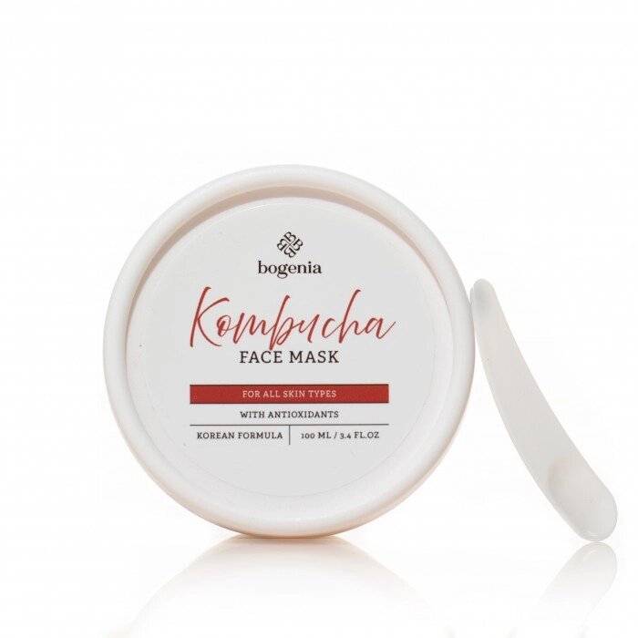 Маска для обличчя Kombucha Face Mask Bogenia BG432 №005 від компанії Інжир - фото 1