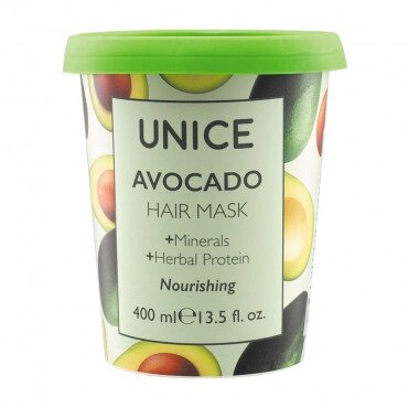 Маска для волосся Unice з олією авокадо, 400 мл від компанії Інжир - фото 1