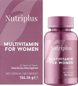 Мультивітамінний комплекс для жінок Farmasi Nutriplus Multivitamin for Women, 60 шт, 104/36 г