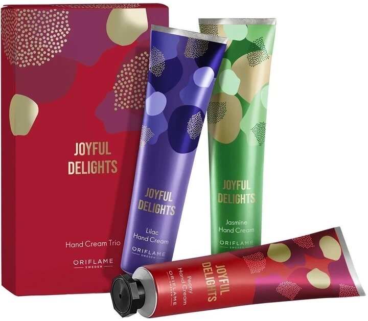 Набір кремів для рук Oriflame Joyful Delights 3 х 30 мл (40792) (ROZ6400102676) від компанії Інжир - фото 1