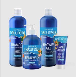 Набір для волосся і тіла Sea Therapy Naturelle Farmasi, 4 одиниці + подарунковий пакет