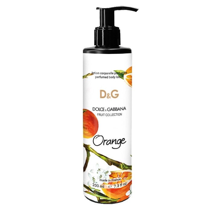 Парфумований лосьйон Dolce&Gabbana Fruit Collection Orange Brand Collection 200 мл від компанії Інжир - фото 1