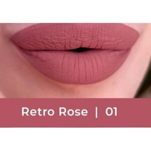 Рідка матова помада VFX Elite 01 Фантастична Міс / Retro Rose, 4 мл Make Up Farmasi