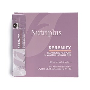 Суміш екстракту трав, чай Персик (Кардамон, мальва, гібіскус) Nutriplus Serenity, 30 стиків