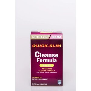 Дієтична добавка для очищення організму CLEANSE FORMULA NUTRAXIN, 14 таблеток