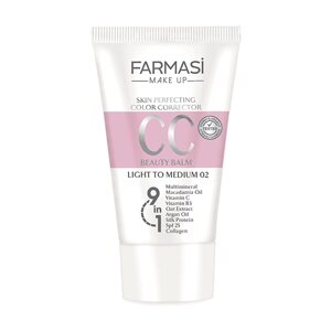 Тонуючий СС-крем 9 в 1. 02 Світлий Make Up Farmasi