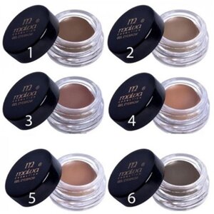 Гель для брів malva cosmetics gel eyebrow № 04 soft brown