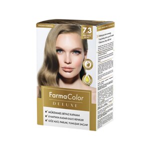 Farmasi Крем-фарба для волосся Farma Color Deluxe Горіховий 7.3