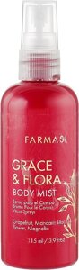 Парфумований спрей для тіла Grace&Flora Body Mist, Farmasi, 115 мл