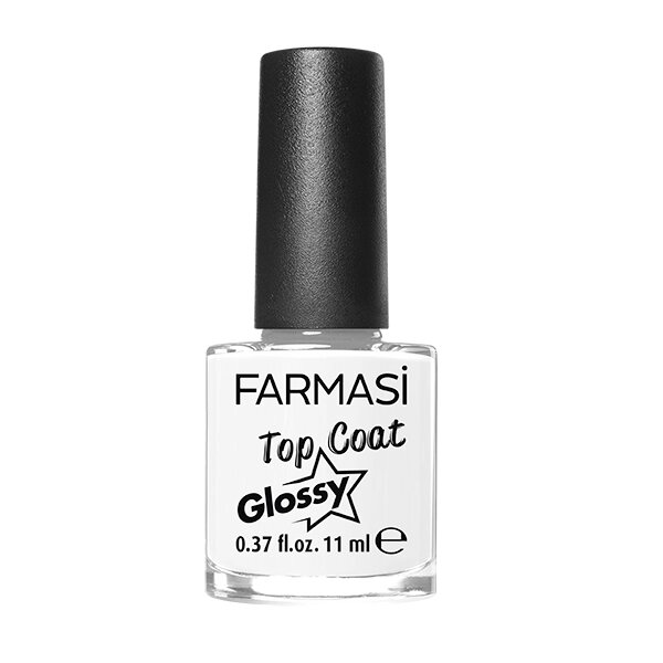 Покриття для нігтів з глянцевим ефектом Top Coat Glossy Farmasi від компанії Інжир - фото 1