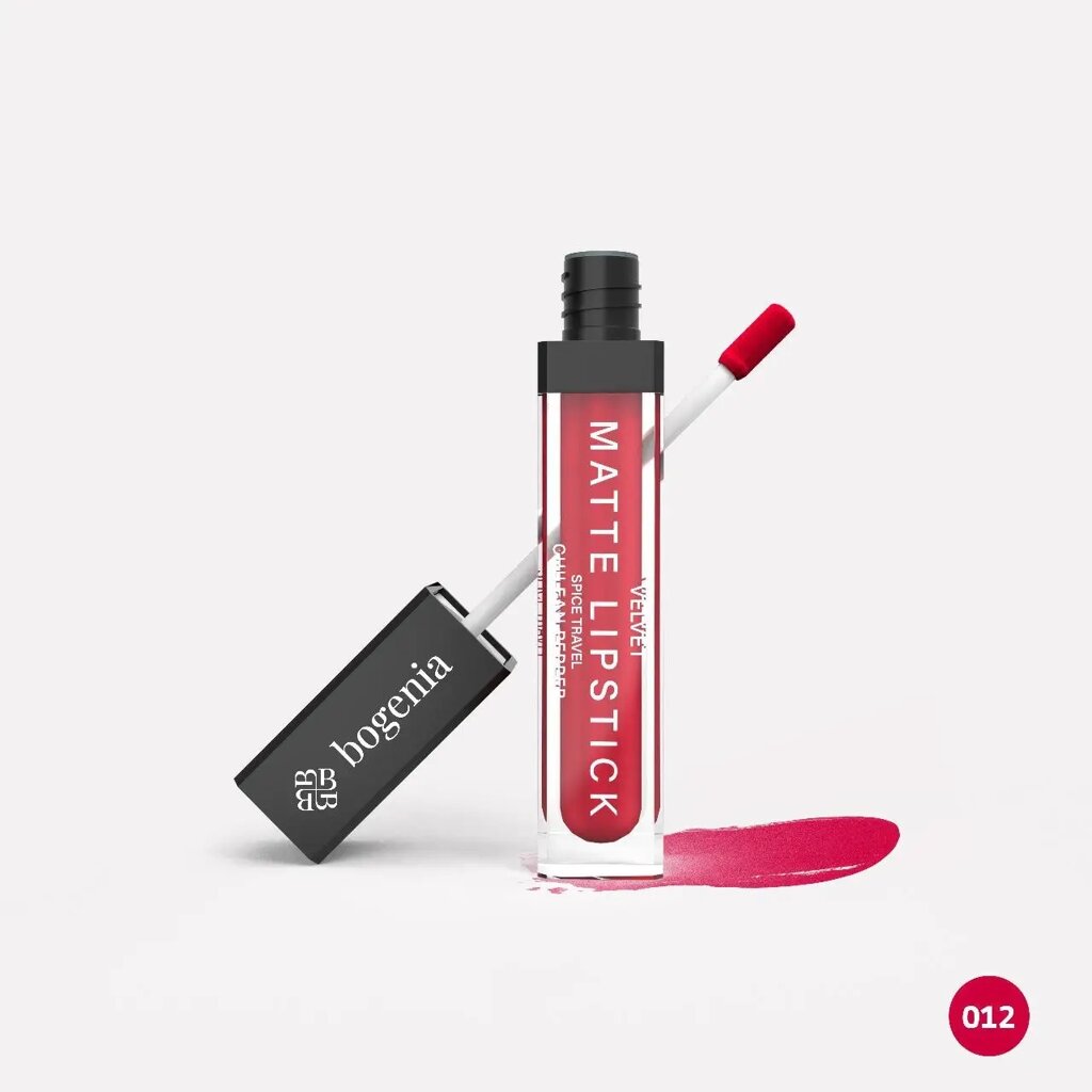 Помада рідка для губ Bogenia Liquid Matte Lipstick BG720  Chilean Pepper від компанії Інжир - фото 1