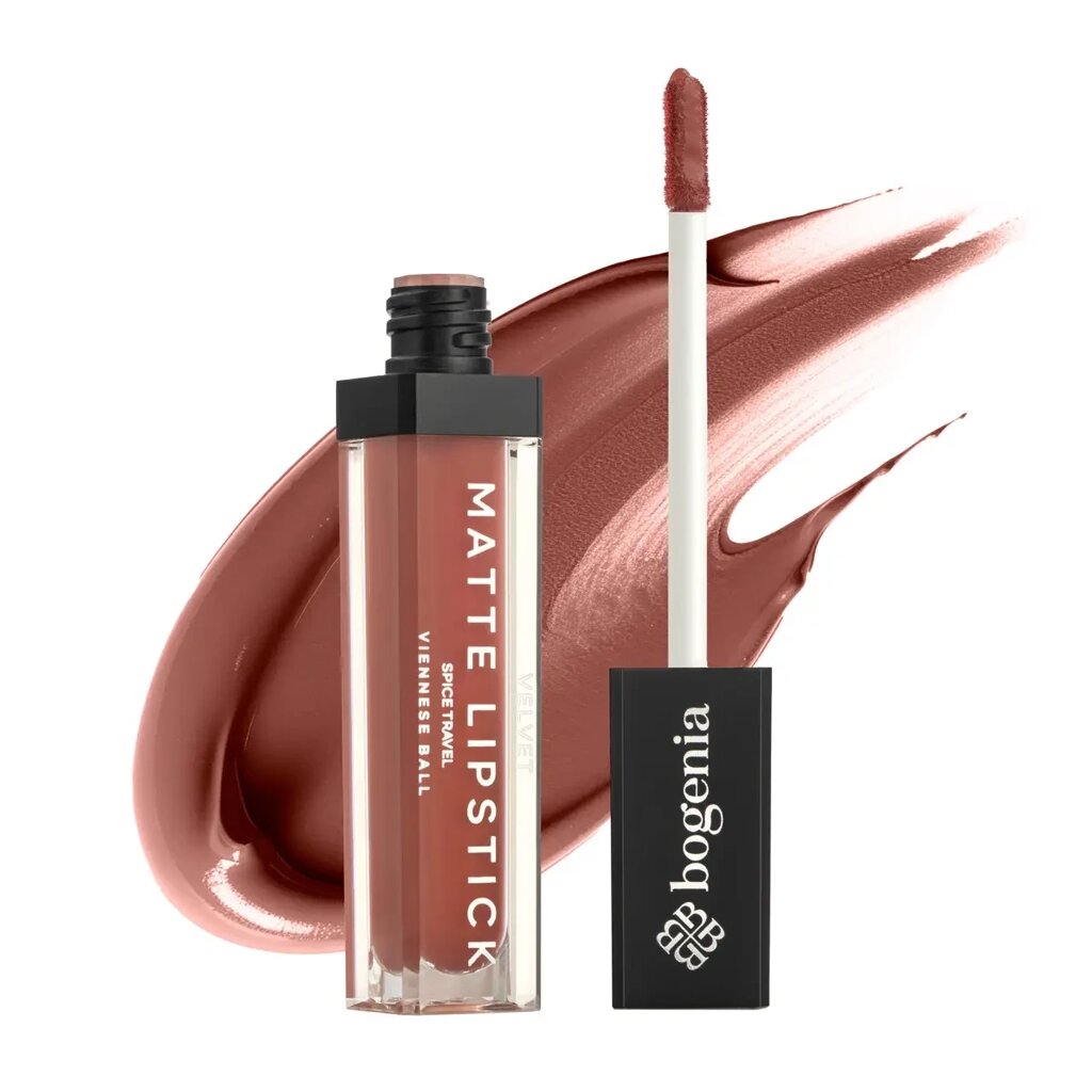 Помада рідка для губ Liquid Matte Lipstick Spice Travel Bogenia BG720-013 Viennese Ball від компанії Інжир - фото 1