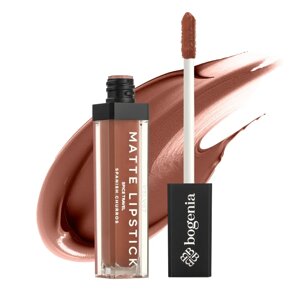 Помада рідка для губ Liquid Matte Lipstick Spice Travel Bogenia BG720-019 Spanish Churros