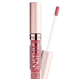 Рідка помада для губ topface instyle matte бежево-рожевий від компанії Інжир - фото 1