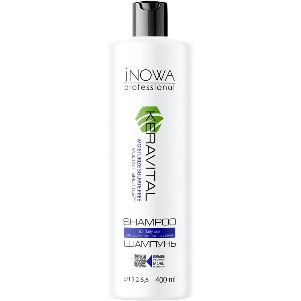 Шампунь jNOWA Professional Home Care Keravital Moisturize Sulfate Free 400 мл від компанії Інжир - фото 1