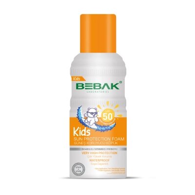 Сонцезахисна пінка для дітей SPF 50+ Bebak 150 мл від компанії Інжир - фото 1