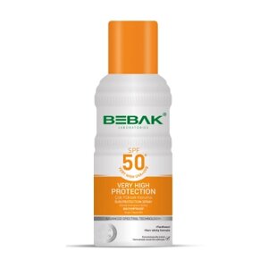 Сонцезахисний спрей SPF 50+ Bebak 150 мл