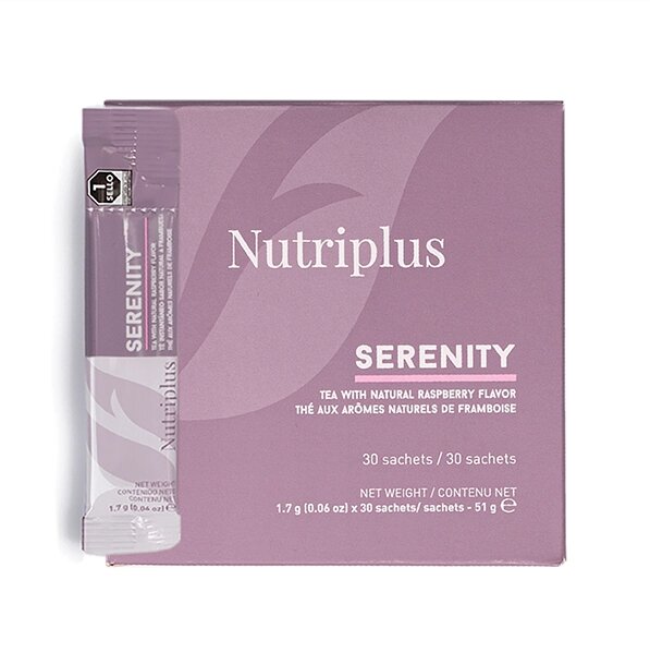 Суміш екстракту трав, чай Малина (Кардамон, мальва, гібіскус) Nutriplus Serenity, 30 стиків від компанії Інжир - фото 1