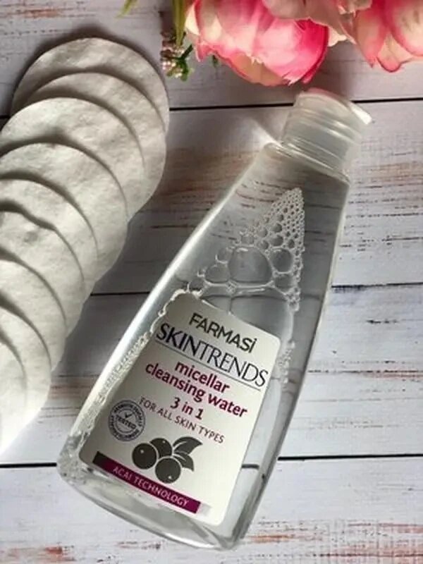 Термін 05/2022 Міцелярна вода Farmasi Skin Trends Micellar Water від компанії Інжир - фото 1