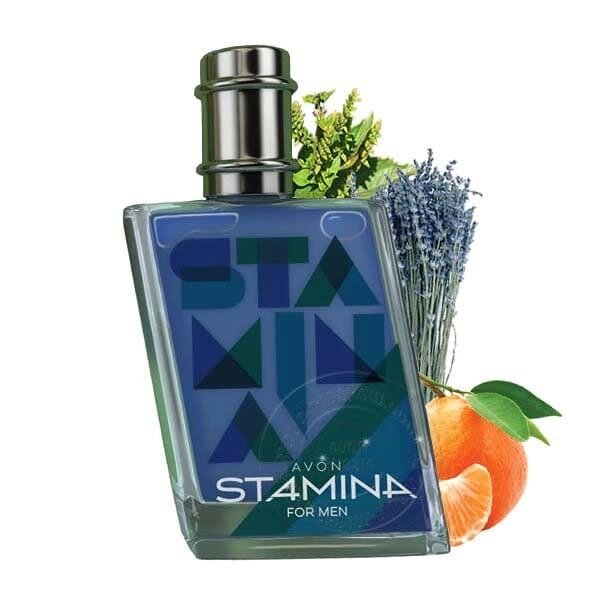 Туалетна вода чоловіча Stamina for him Avon, 75 мл від компанії Інжир - фото 1