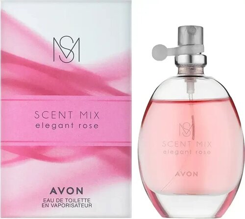 Туалетна вода Avon Scent Mix Elegant Rose для неї, 30 мл