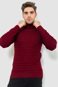 Гольф-светр чоловічий, колір бордовий, 161R619